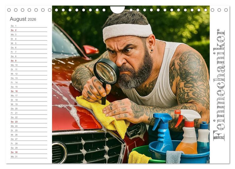 Produktbild: M&auml;nneralarm - Ein Jahr voller herrlicher M&auml;nnlichkeit (Wandkalender 2026 DIN A4 quer), CALVENDO Monatskalender