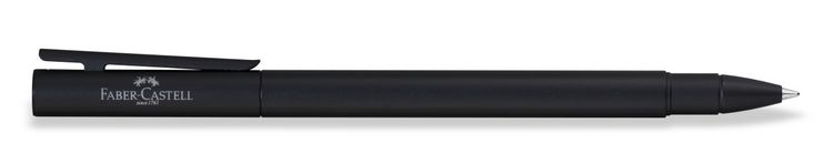 Produktbild: Faber-Castell Tintenroller Neo Slim Metall Schwarz, schwarz