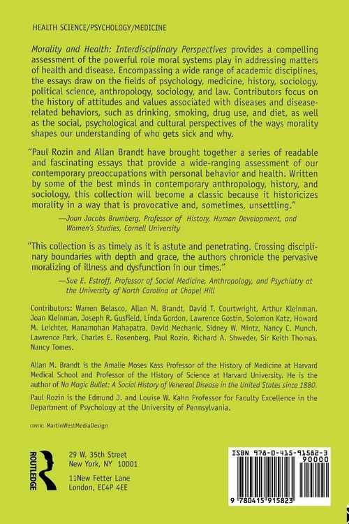 Produktbild: Morality and Health
