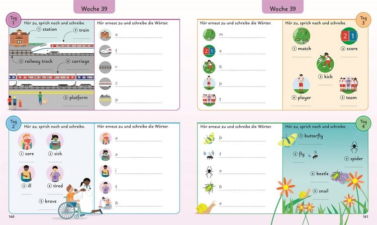 Produktbild: Englisch f&uuml;r clevere Kids - 5 W&ouml;rter am Tag