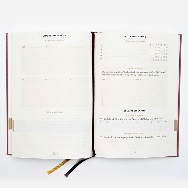 Produktbild: Das 6-Minuten-Erfolgsjournal (mittelblau)