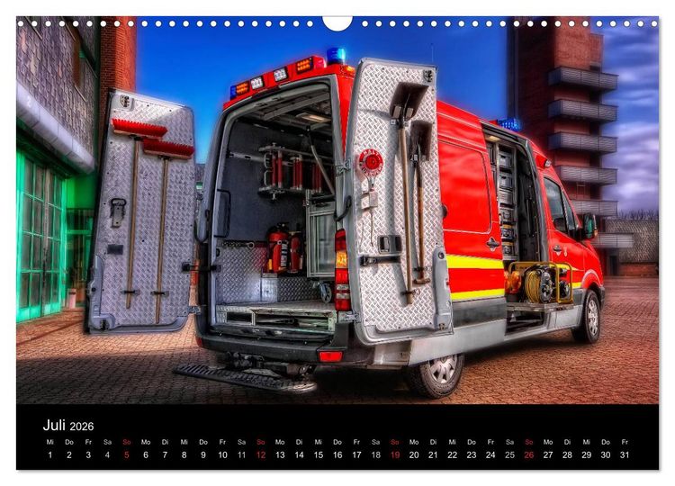 Produktbild: Berufsfeuerwehr Salzgitter (Wandkalender 2026 DIN A3 quer), CALVENDO Monatskalender