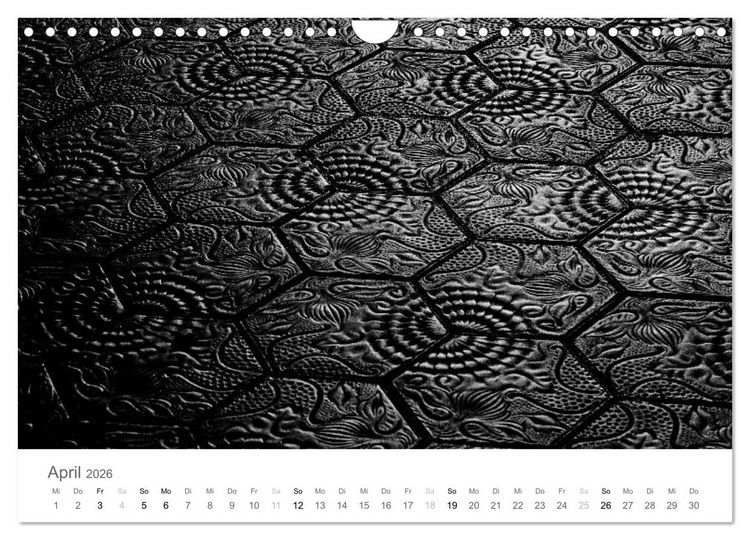 Produktbild: BARCELONA [black/white] (Wandkalender 2026 DIN A4 quer), CALVENDO Monatskalender