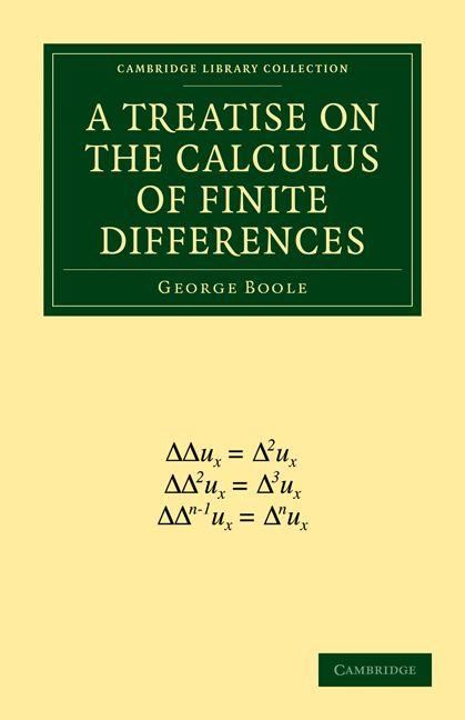 Produktbild: A Treatise on the Calculus of Finite Differences