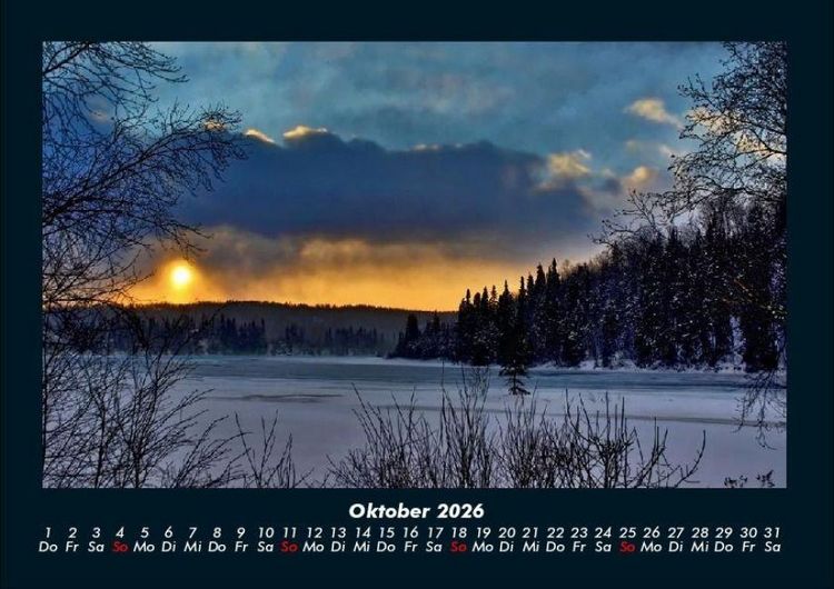 Produktbild: Landschaftskalender 2026 Fotokalender DIN A4
