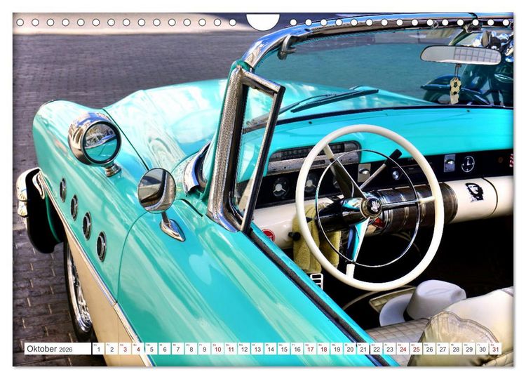 Produktbild: Traum in T&uuml;rkis - Buick Super 50 (Wandkalender 2026 DIN A4 quer), CALVENDO Monatskalender