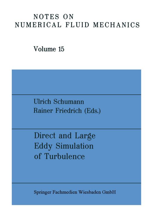 Produktbild: Direct and Large Eddy Simulation of Turbulence