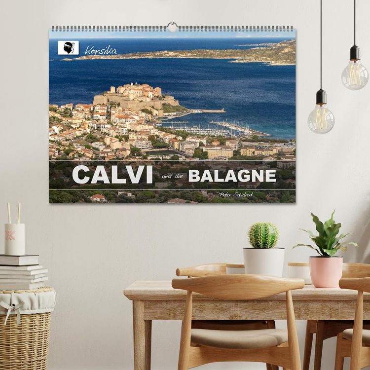 Produktbild: Korsika - Calvi und die Balagne (Wandkalender 2026 DIN A2 quer), CALVENDO Monatskalender
