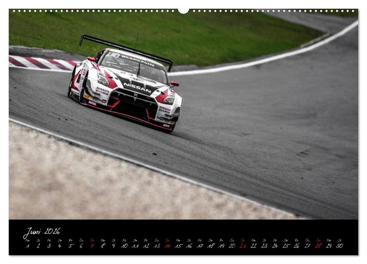 Produktbild: EMOTIONS ON THE GRID - Blancpain Endurance Series N&uuml;rburgring (hochwertiger Premium Wandkalender 2026 DIN A2 quer), Kunstdruck in Hochglanz