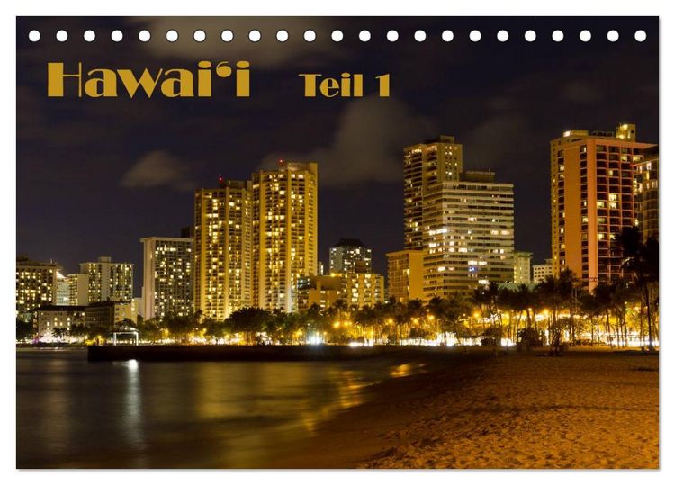 Produktbild: Hawai'i - Teil 1 (Tischkalender 2026 DIN A5 quer), CALVENDO Monatskalender