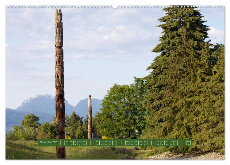 Produktbild: Vancouver - Tr&auml;umen zwischen Wolken und Meer (hochwertiger Premium Wandkalender 2026 DIN A2 quer), Kunstdruck in Hochglanz