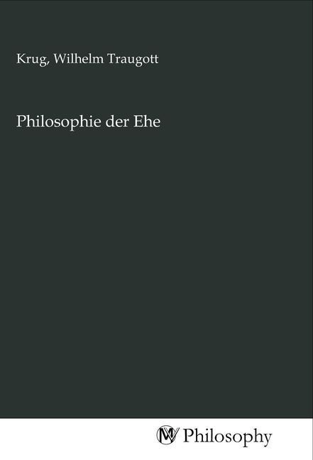 Produktbild: Philosophie der Ehe