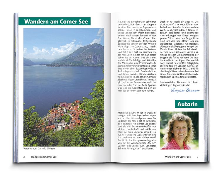 Produktbild: KOMPASS Wanderf&uuml;hrer Comer See, 50 Touren mit Extra-Tourenkarte