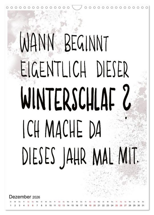 Produktbild: Angesagtes-Spr&uuml;che f&uuml;r alle Lebenslagen (Wandkalender 2026 DIN A3 hoch), CALVENDO Monatskalender