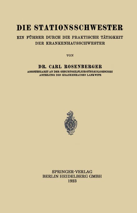 Produktbild: Die Stationsschwester