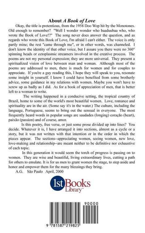 Produktbild: A Book of Love