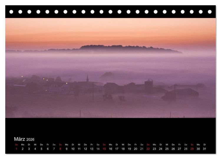 Produktbild: NEBEL (Tischkalender 2026 DIN A5 quer), CALVENDO Monatskalender