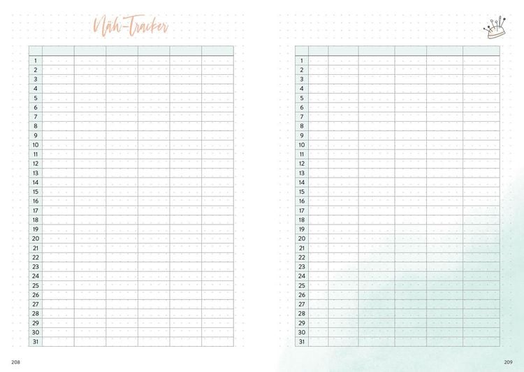 Produktbild: N&auml;hen &ndash; Mein Bullet Journal &ndash; Besser planen & N&auml;htr&auml;ume verwirklichen