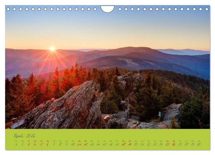 Produktbild: Der Bayerische Wald (Wandkalender 2026 DIN A4 quer), CALVENDO Monatskalender