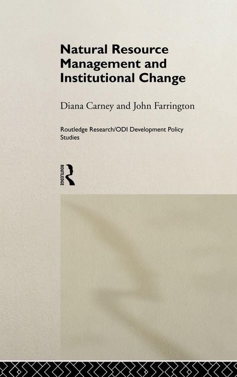 Produktbild: Natural Resource Management and Institutional Change