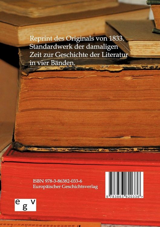 Produktbild: Handbuch der Geschichte der Literatur