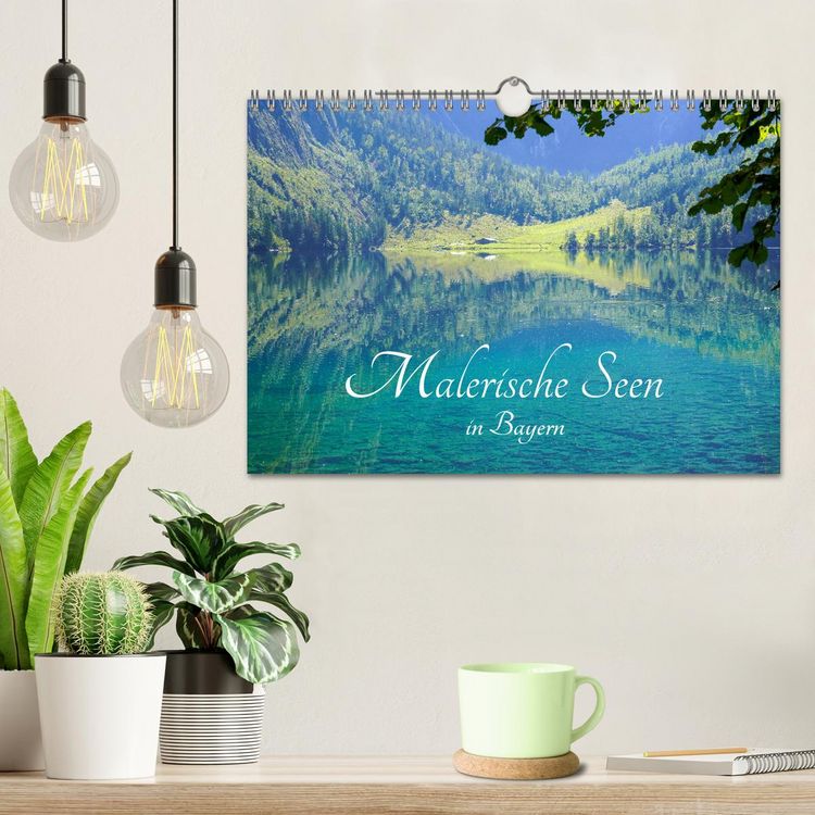 Produktbild: Malerische Seen in Bayern (Wandkalender 2026 DIN A4 quer), CALVENDO Monatskalender