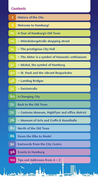 Produktbild: Stadtf&uuml;hrer Hamburg - englische Ausgabe, The Free and Hanseatic Ciy of Hamburg
