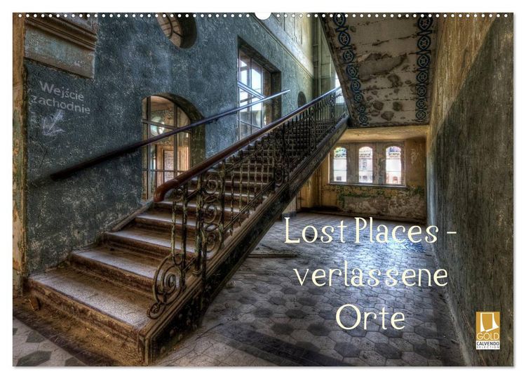 Produktbild: Lost Places - Verlassene Orte (Wandkalender 2026 DIN A2 quer), CALVENDO Monatskalender