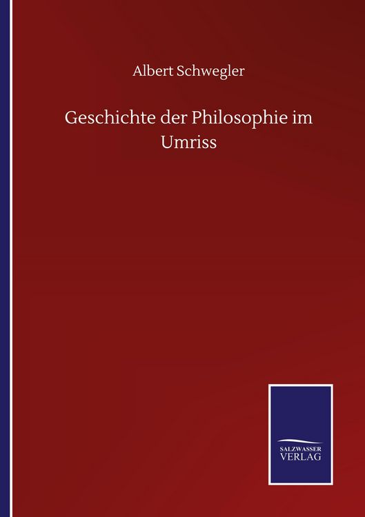 Produktbild: Geschichte der Philosophie im Umriss