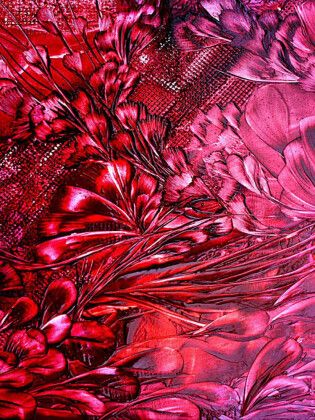 Produktbild: CALVENDO Puzzle Kraft der Farbe- Rot 1000 Teile Puzzle hoch | 1000 Teile Lege-Gr&ouml;&szlig;e 64 &times; 48 cm Foto-Puzzle f&uuml;r gl&uuml;ckliche Stunden