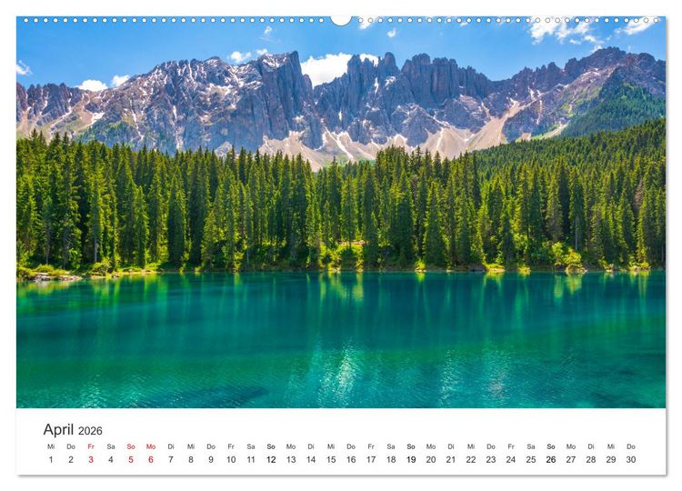 Produktbild: Traumdestination Italien (Wandkalender 2026 DIN A2 quer), CALVENDO Monatskalender