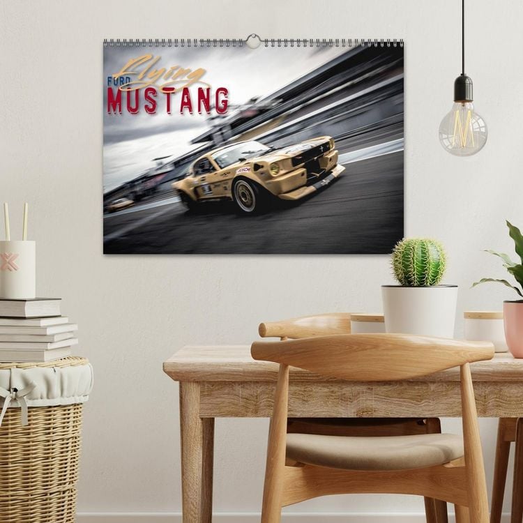Produktbild: Flying Ford Mustang (Wandkalender 2026 DIN A3 quer), CALVENDO Monatskalender