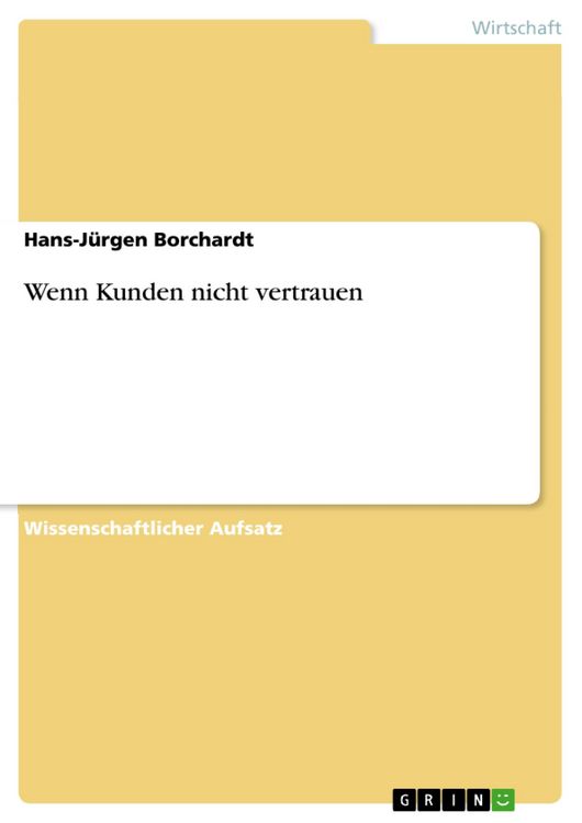 Produktbild: Wenn Kunden nicht vertrauen