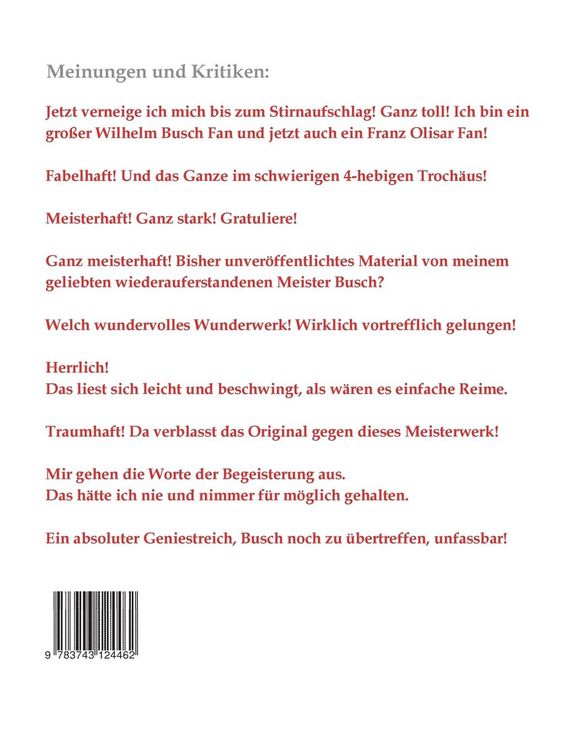 Produktbild: Max und Moritz sind gesch&uuml;ttelt