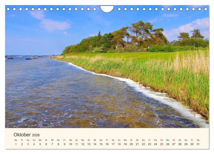Produktbild: Ummanz - Naturparadies in der R&uuml;gener Boddenlandschaft (Wandkalender 2026 DIN A4 quer), CALVENDO Monatskalender