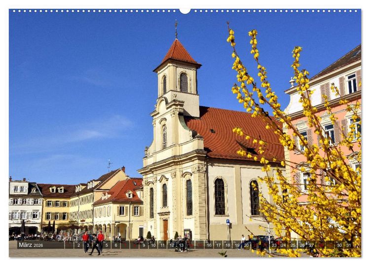 Produktbild: Unterwegs in Ludwigsburg (Wandkalender 2026 DIN A2 quer), CALVENDO Monatskalender