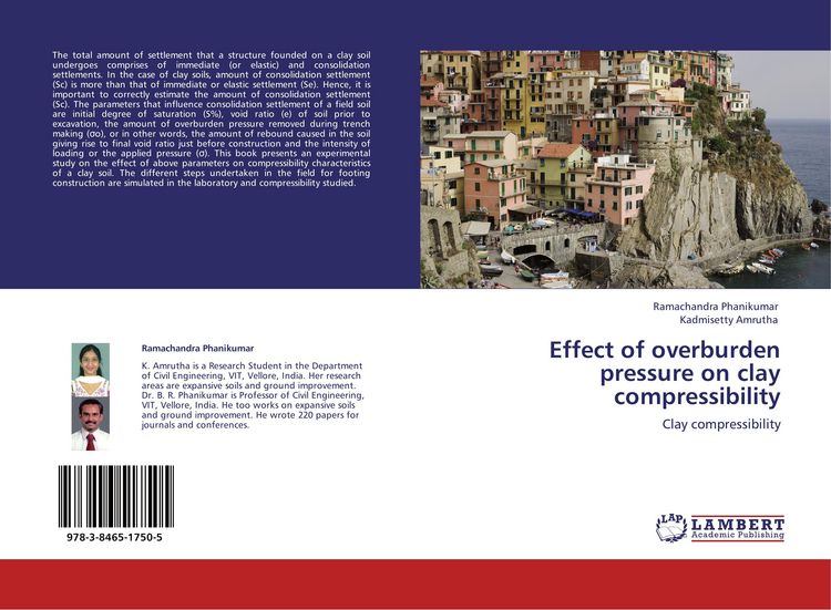 Produktbild: Effect of overburden pressure on clay compressibility