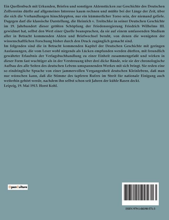 Produktbild: Die Gr&uuml;ndung des Deutschen Zollvereins