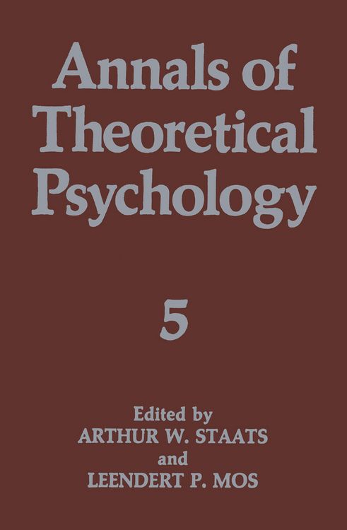 Produktbild: Annals of Theoretical Psychology