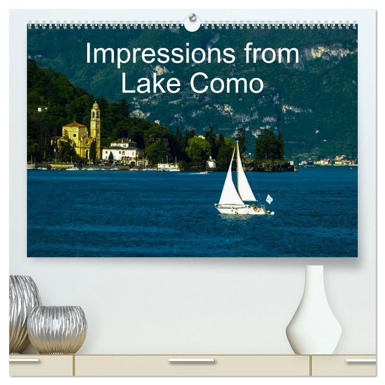 Produktbild: Impressions from Lake Como / UK-Version (High Quality Premium Wall Calendar 2026 DIN A2 landscape),CALVENDO 12 Month Wall Calendar