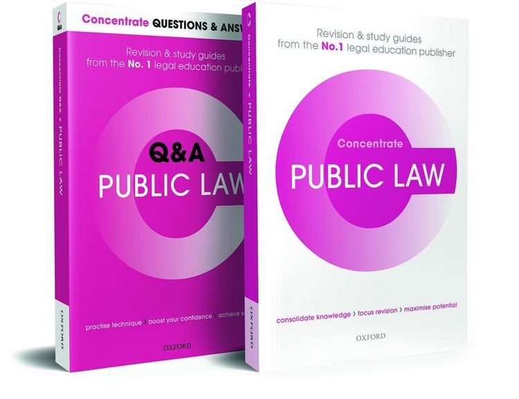 Produktbild: Fargaher, C: Public Law Revision Concentrate Pack
