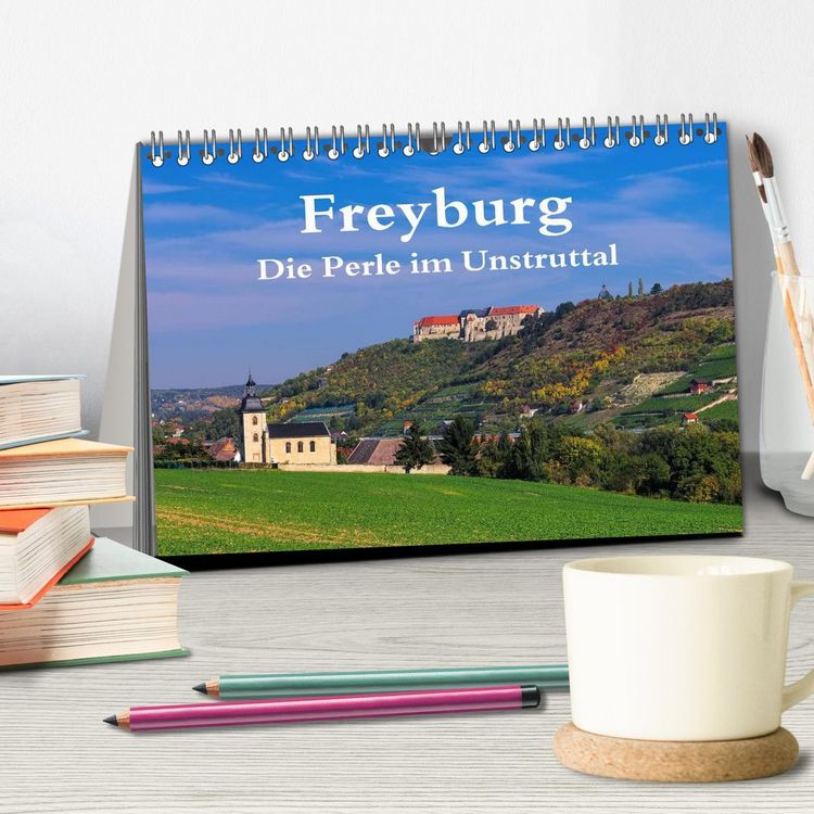 Produktbild: Freyburg - Die Perle im Unstruttal (Tischkalender 2026 DIN A5 quer), CALVENDO Monatskalender