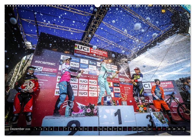 Produktbild: Women Downhill Racing (hochwertiger Premium Wandkalender 2026 DIN A2 quer), Kunstdruck in Hochglanz