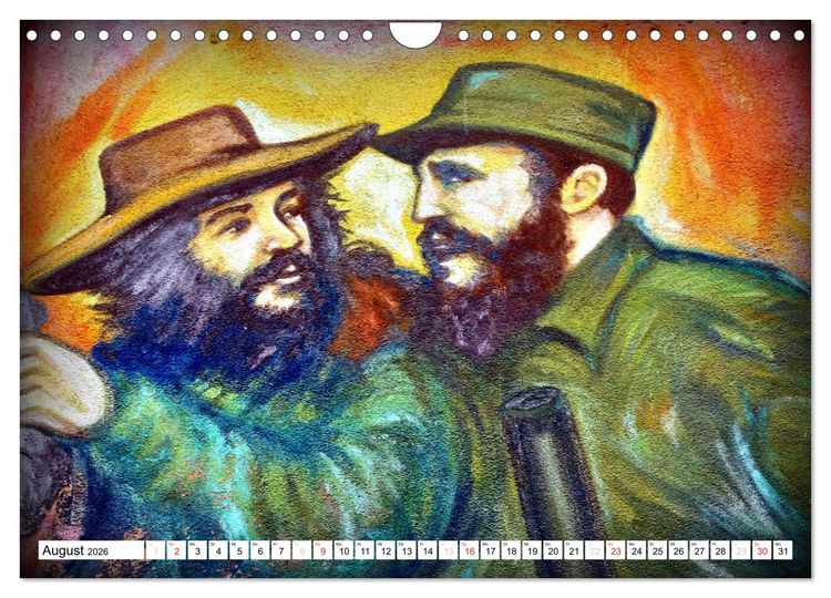 Produktbild: VIVA FIDEL 2026 (Wandkalender 2026 DIN A4 quer), CALVENDO Monatskalender