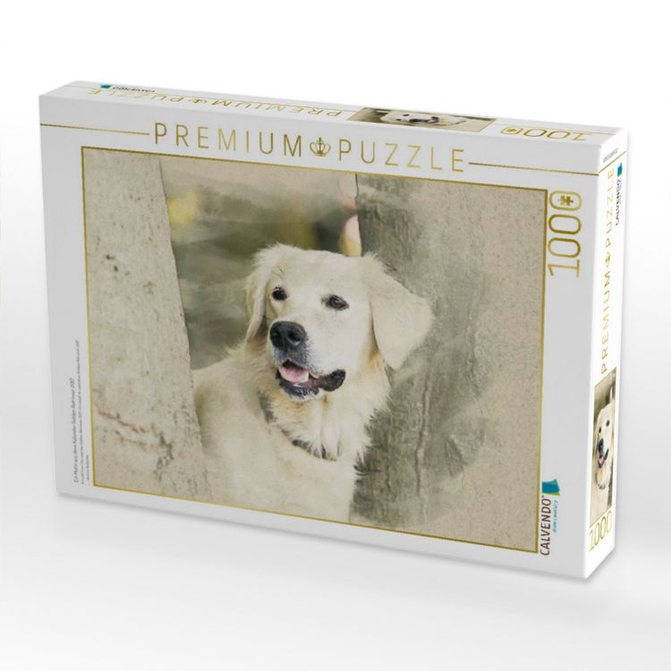 Produktbild: CALVENDO Puzzle Ein Motiv aus dem Kalender Golden Retriever 2017 | 1000 Teile Lege-Gr&ouml;&szlig;e 64x48cm Foto-Puzzle f&uuml;r gl&uuml;ckliche Stunden