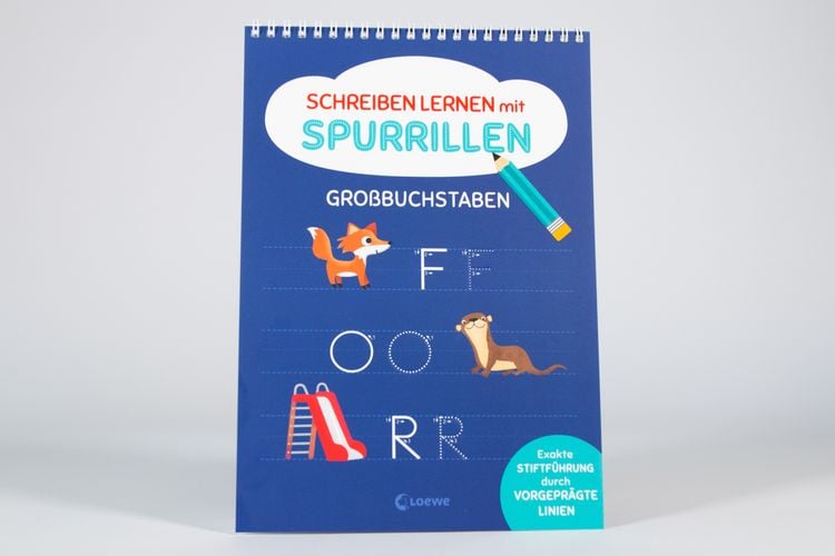 Produktbild: Schreiben lernen mit Spurrillen - Gro&szlig;buchstaben