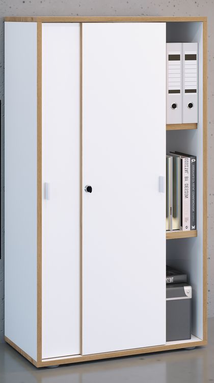 Produktbild: B&uuml;roschrank Aktenschrank Schiebet&uuml;ren Salia 3fach