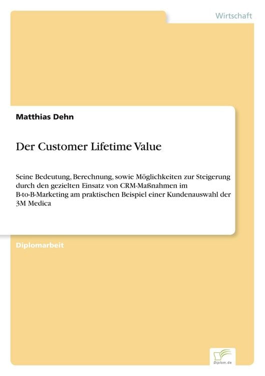 Produktbild: Der Customer Lifetime Value