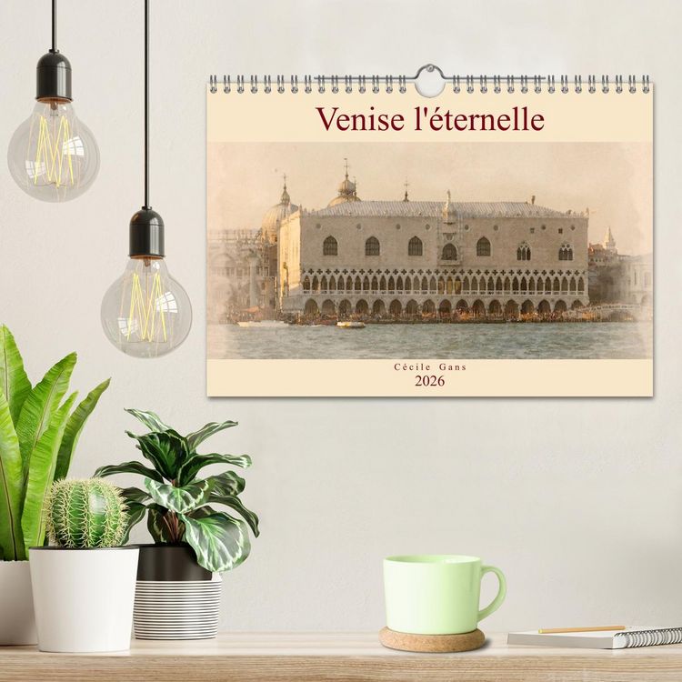 Produktbild: Venise l'&eacute;ternelle (Calendrier mural 2026 DIN A4 vertical), CALVENDO calendrier mensuel