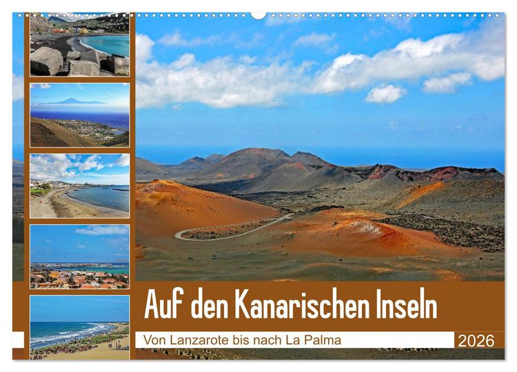 Produktbild: Auf den Kanarischen Inseln (Wandkalender 2026 DIN A2 quer), CALVENDO Monatskalender